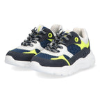 Steve Spring Lage Sneakers Jongens Blauw Neon