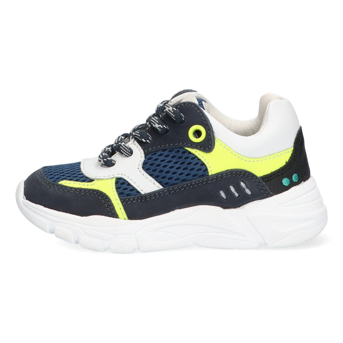 Steve Spring Lage Sneakers Jongens Blauw Neon