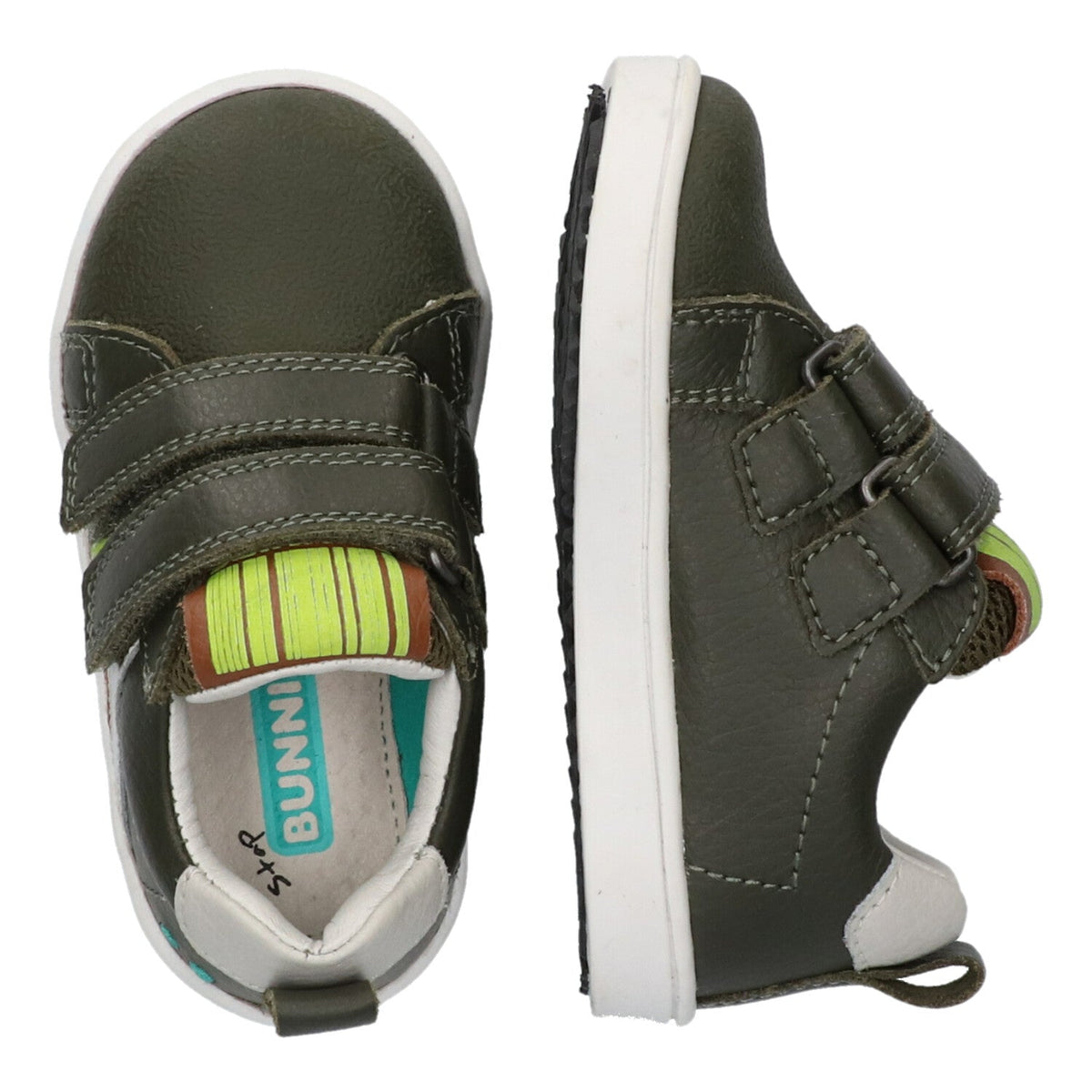 Pim Pit Lage Sneakers Jongens Groen