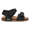 Bas Beach 222404-589 Sandalen Jongens Zwart