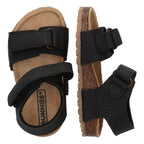 Bas Beach Sandalen Jongens Zwart