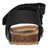 Bas Beach 222404-589 Sandalen Jongens Zwart