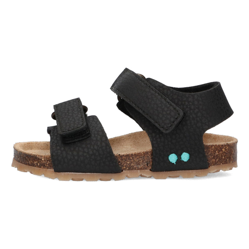 Bas Beach 222404-589 Sandalen Jongens Zwart