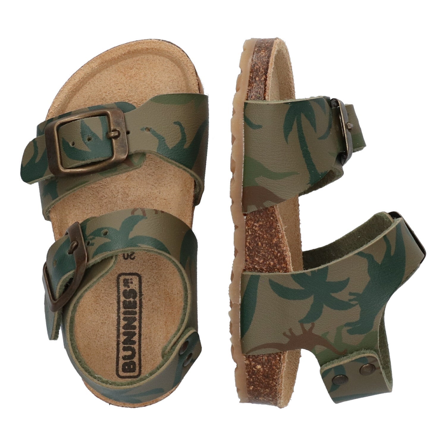 Bonny Beach Sandalen Jongens Groen Camo