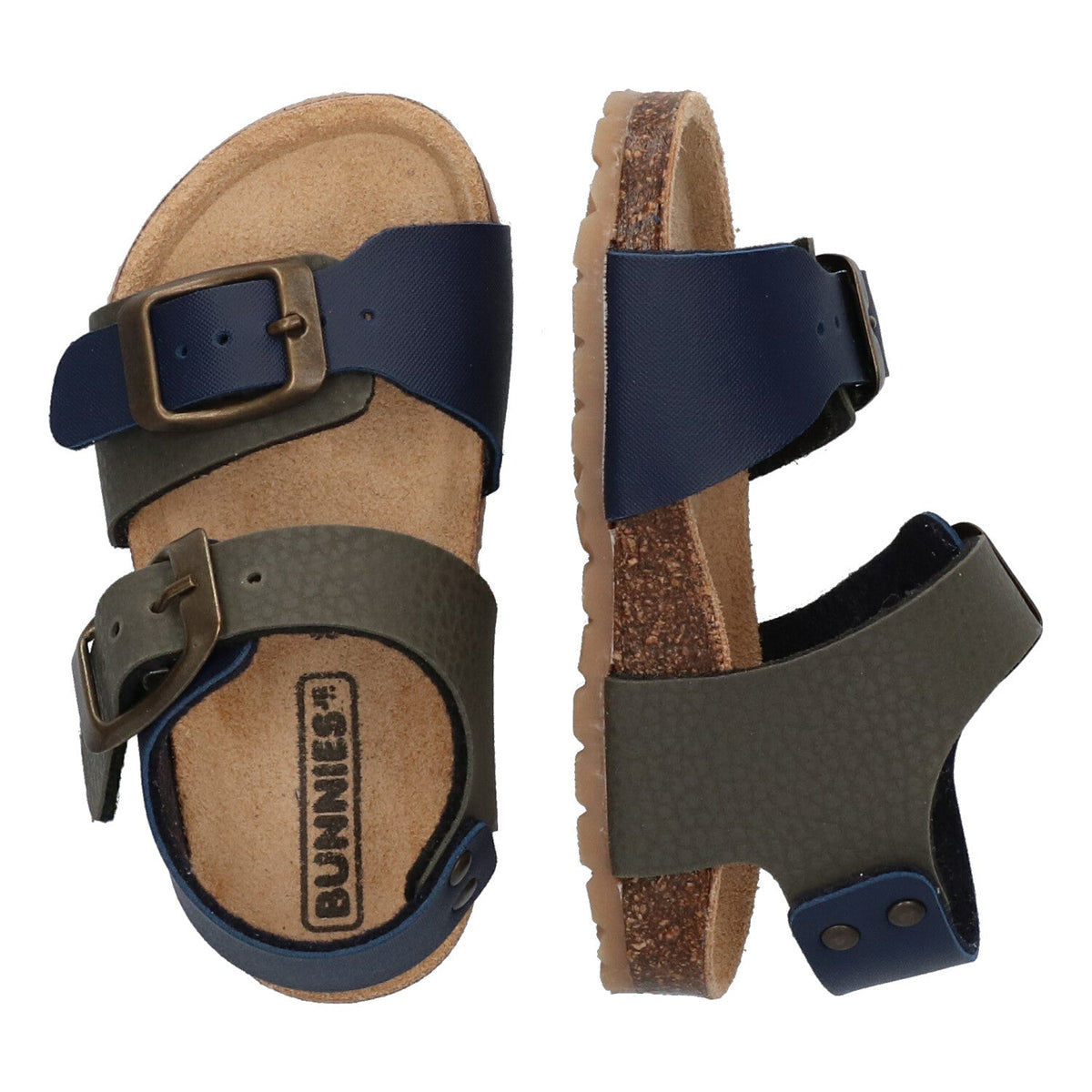 Bonny Beach Sandalen Jongens Groen Blauw