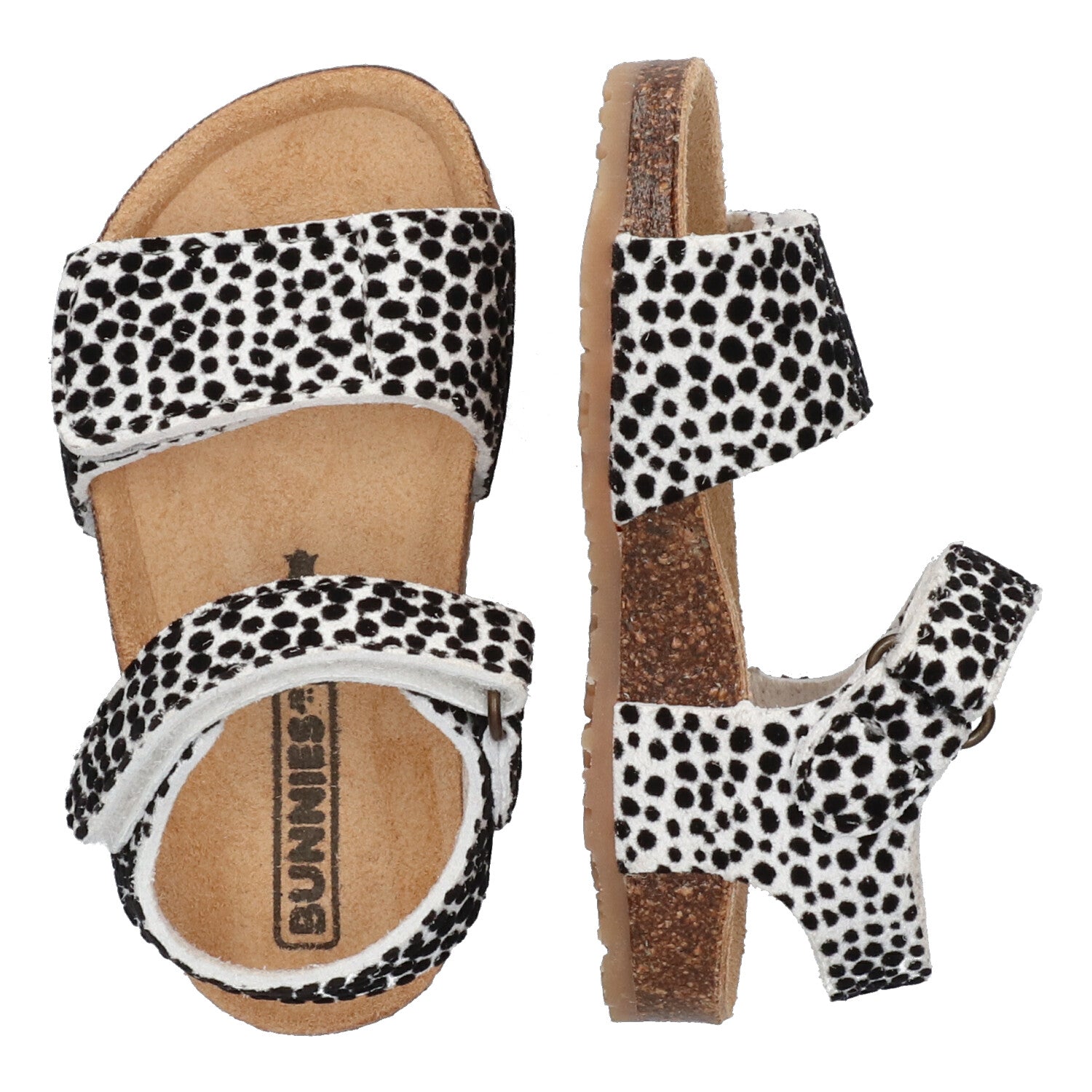 Bimi Beach Sandalen Meisjes Wit Dots