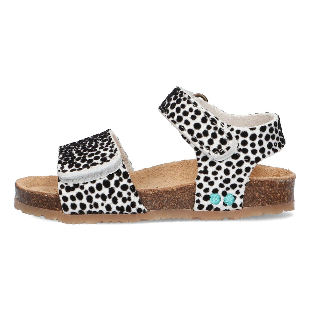 Bimi Beach Sandalen Meisjes Wit Dots