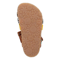 BunniesJR Babs Beach cognac multi meisjessandalen