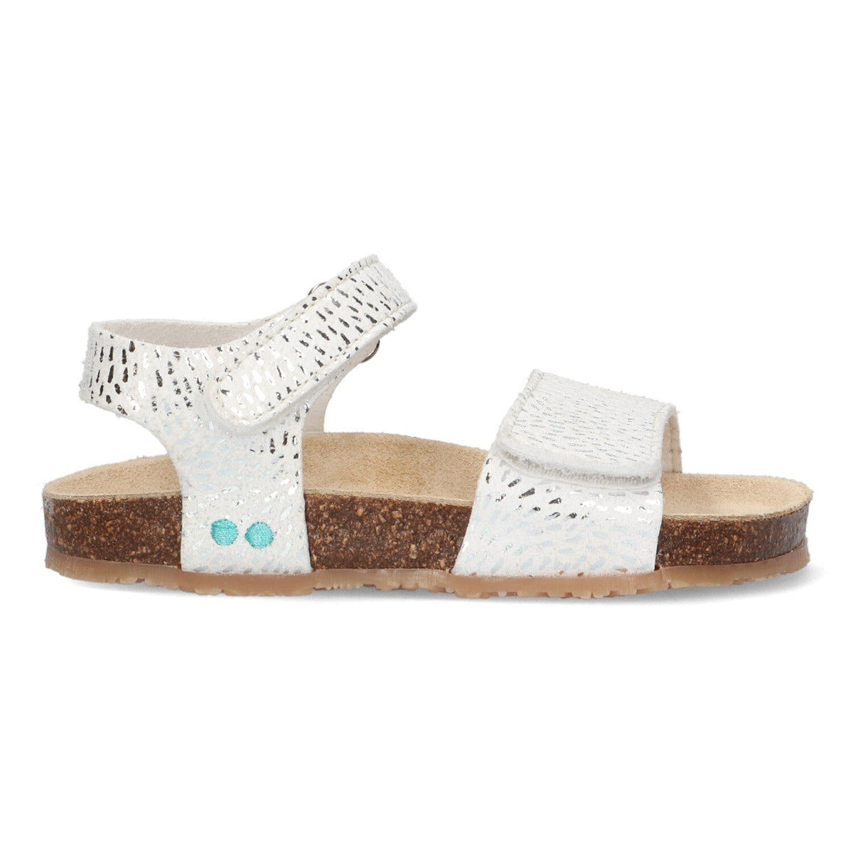 Bibi Beach Sandalen Meisjes Wit Zilver