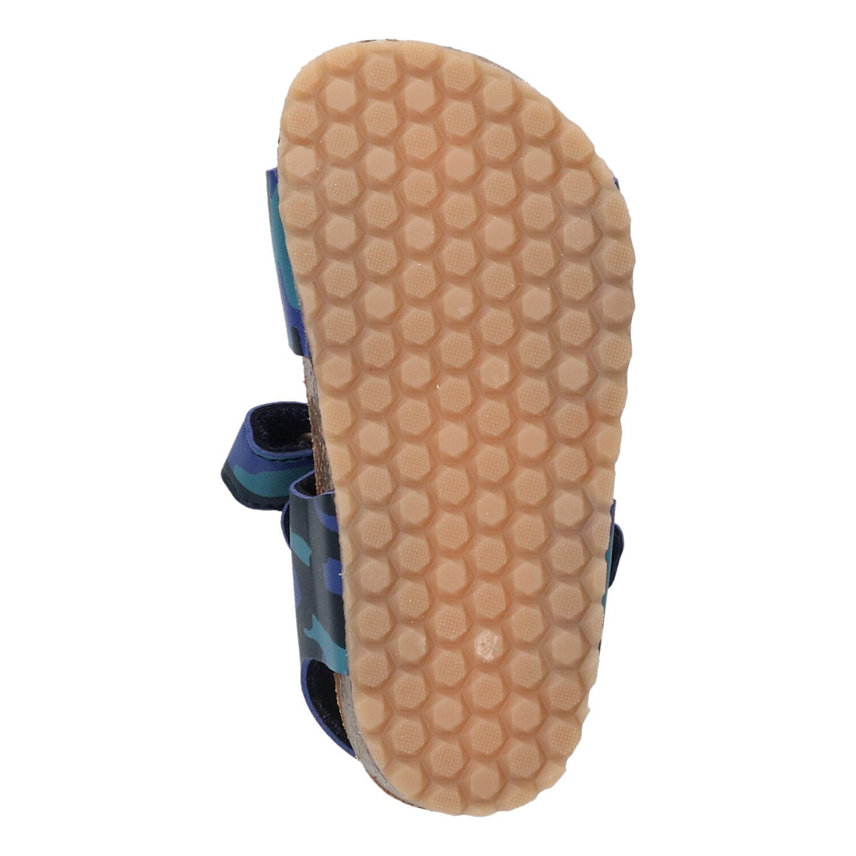 Bas Beach Sandalen Jongens Blauw Camo