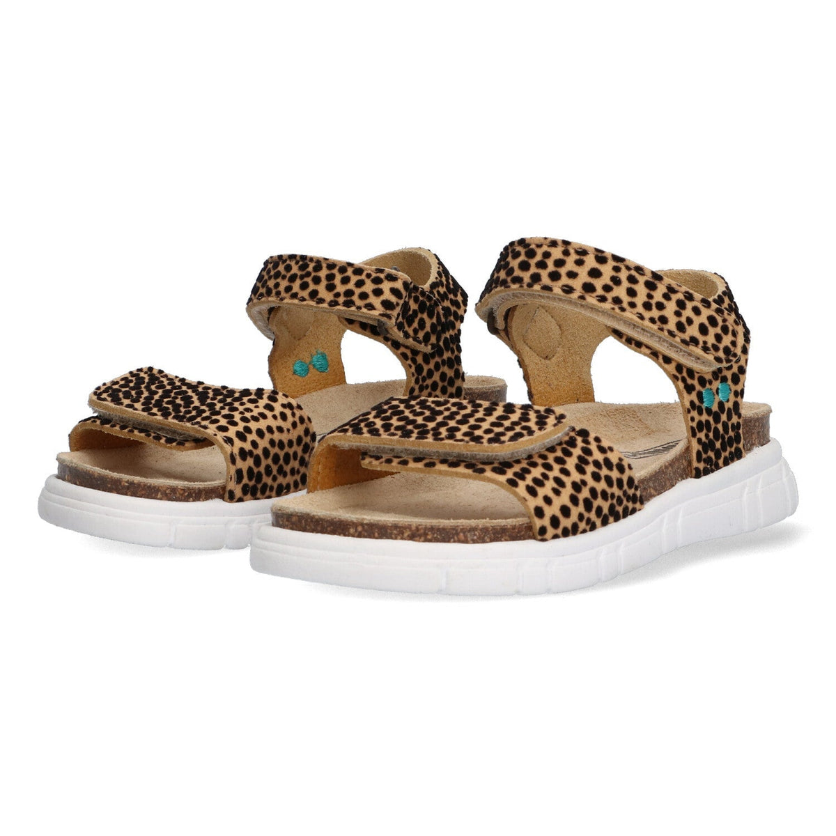 Bregje Beach Sandalen Meisjes Beige Dots