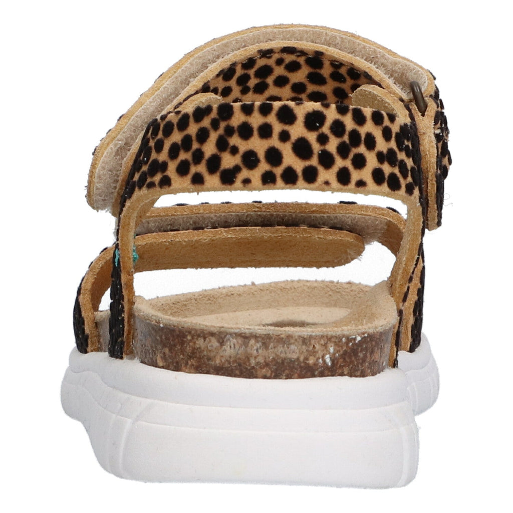 Bregje Beach Sandalen Meisjes Beige Dots
