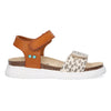 BunniesJR Bregje Beach sandalen meisjes cognac dots