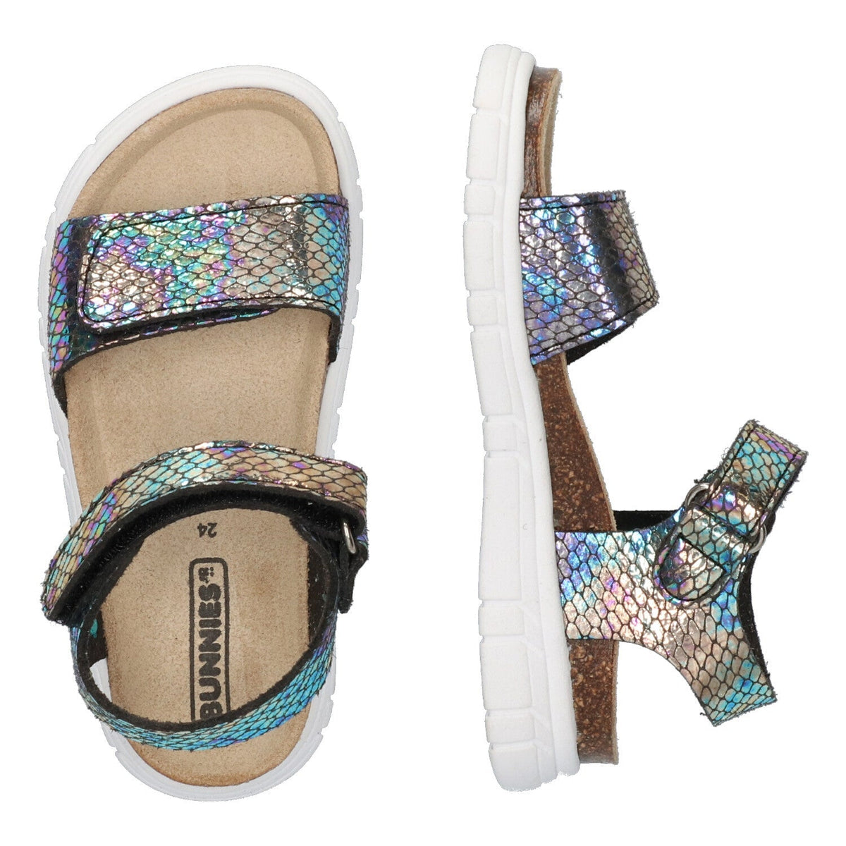 Bregje Beach Sandalen Meisjes Multi Croco