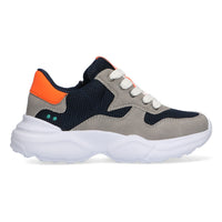 BunniesJR Lage Sneakers Jongens Blauw Grijs