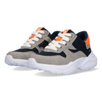 Liv Londen Lage Sneakers Jongens Blauw Grijs