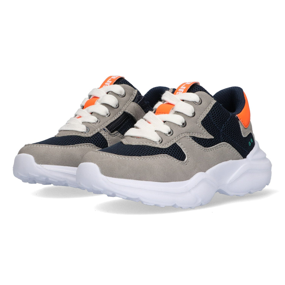 Liv Londen Lage Sneakers Jongens Blauw Grijs
