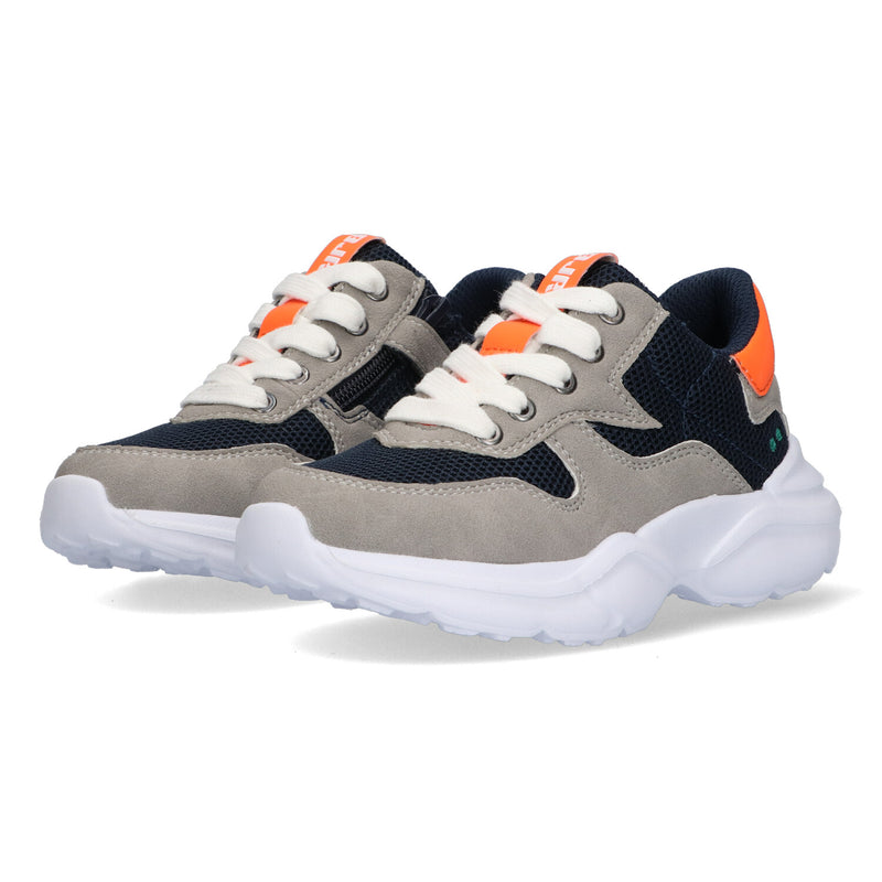 Liv Londen Lage Sneakers Jongens Blauw Grijs