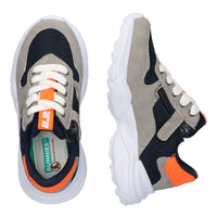 Liv Londen Lage Sneakers Jongens Blauw Grijs