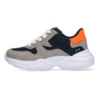 Liv Londen Lage Sneakers Jongens Blauw Grijs
