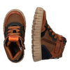Bink Bont Hoge Sneakers Jongens Cognac