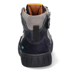 Bink Bont Hoge Sneakers Jongens Donkerblauw Grijs