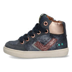 Lance Louw Hoge Sneakers Meisjes Donkerblauw