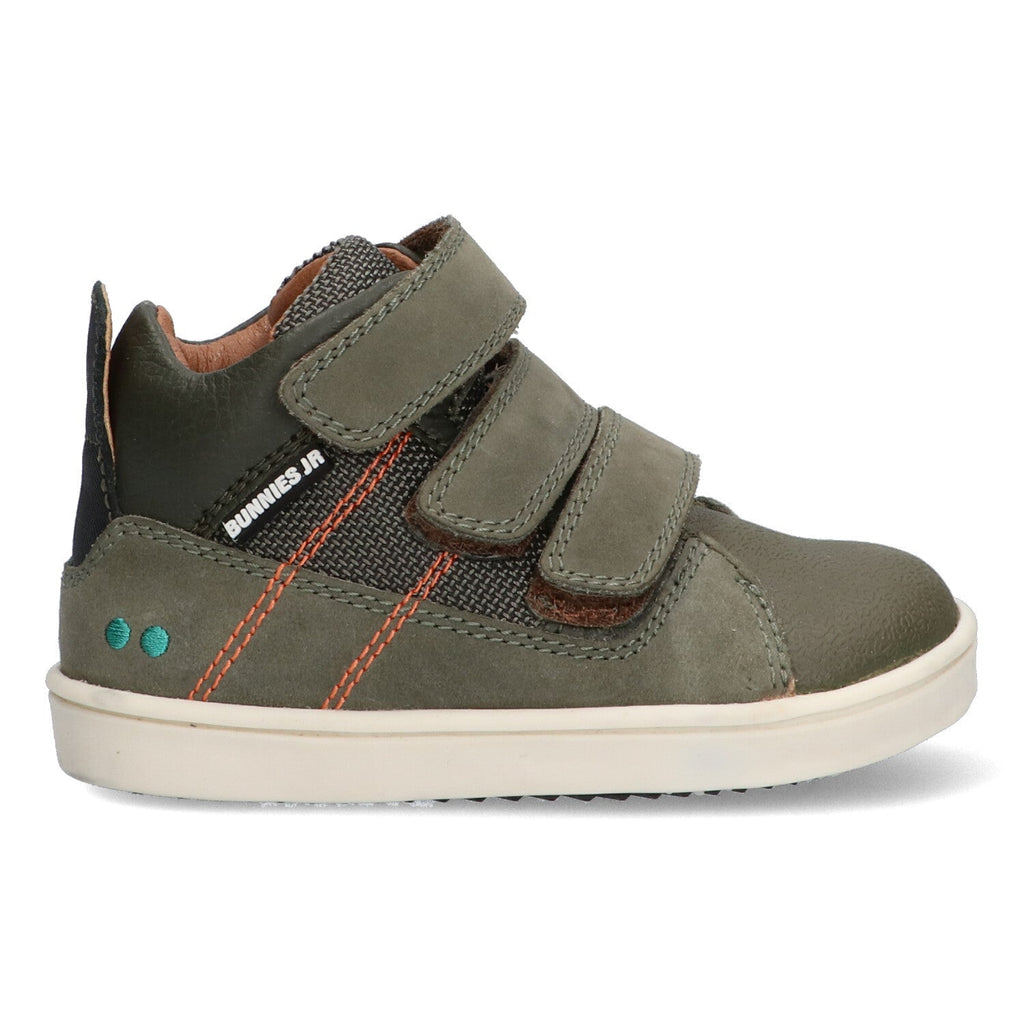 Patrick Pit Hoge Sneakers Jongens Mosgroen