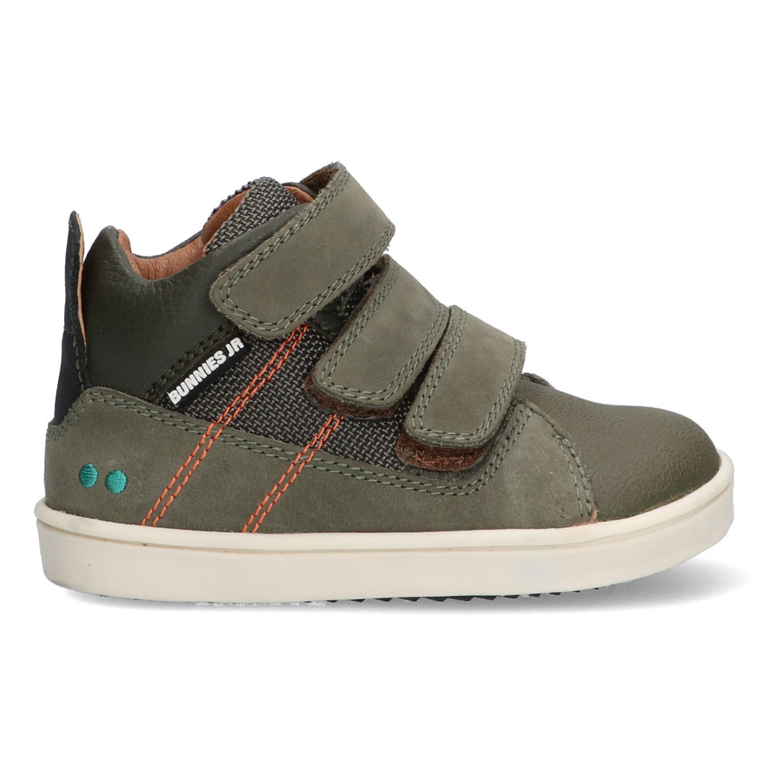 Patrick Pit Hoge Sneakers Jongens Mosgroen