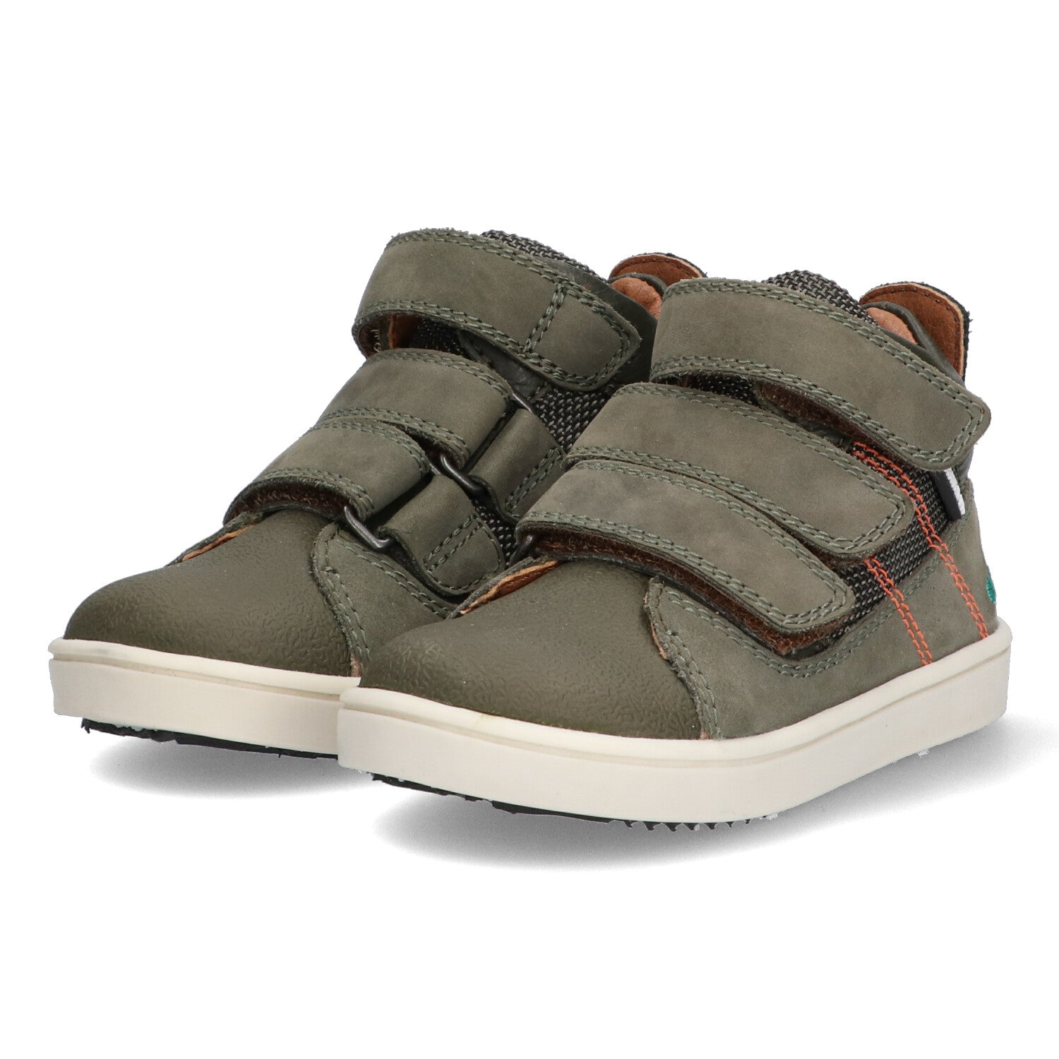 Patrick Pit Hoge Sneakers Jongens Mosgroen