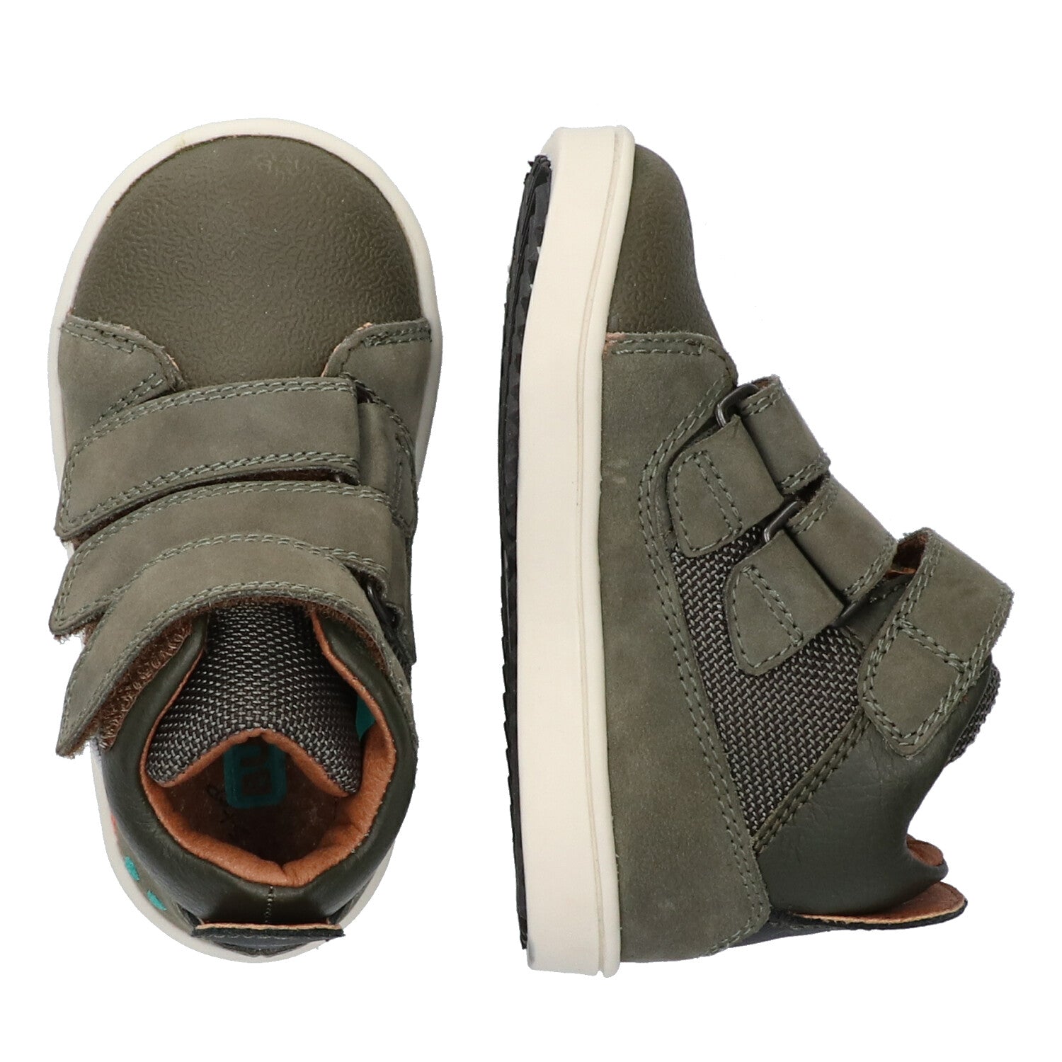 Patrick Pit Hoge Sneakers Jongens Mosgroen
