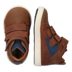 Patrick Pit Hoge Sneakers Jongens Cognac