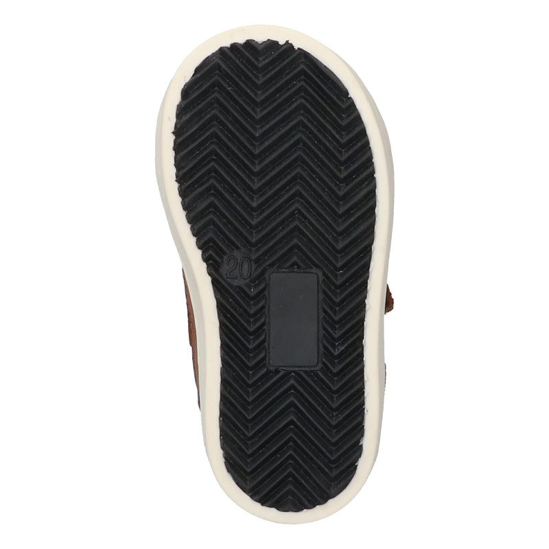 BunniesJR Patrick Pit lage jongenssneakers cognac
