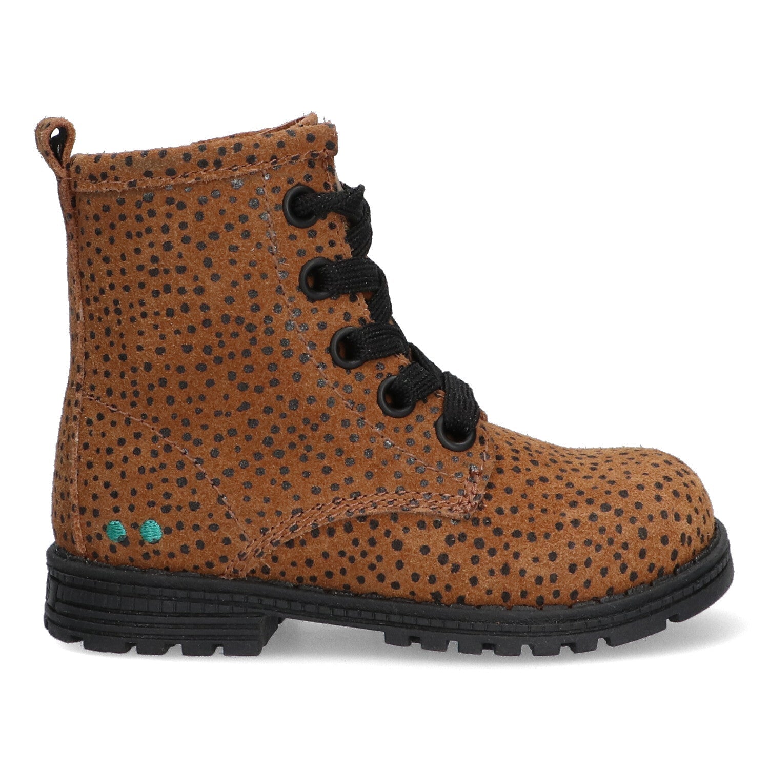 Thijs Trots Biker Boots Meisjes Cognac Dots