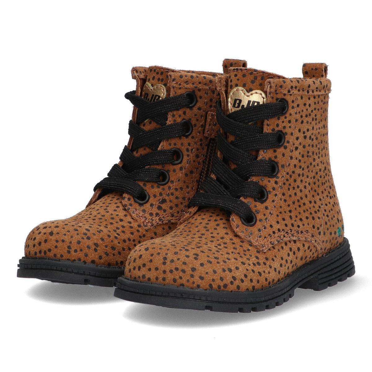 Thijs Trots Biker Boots Meisjes Cognac Dots