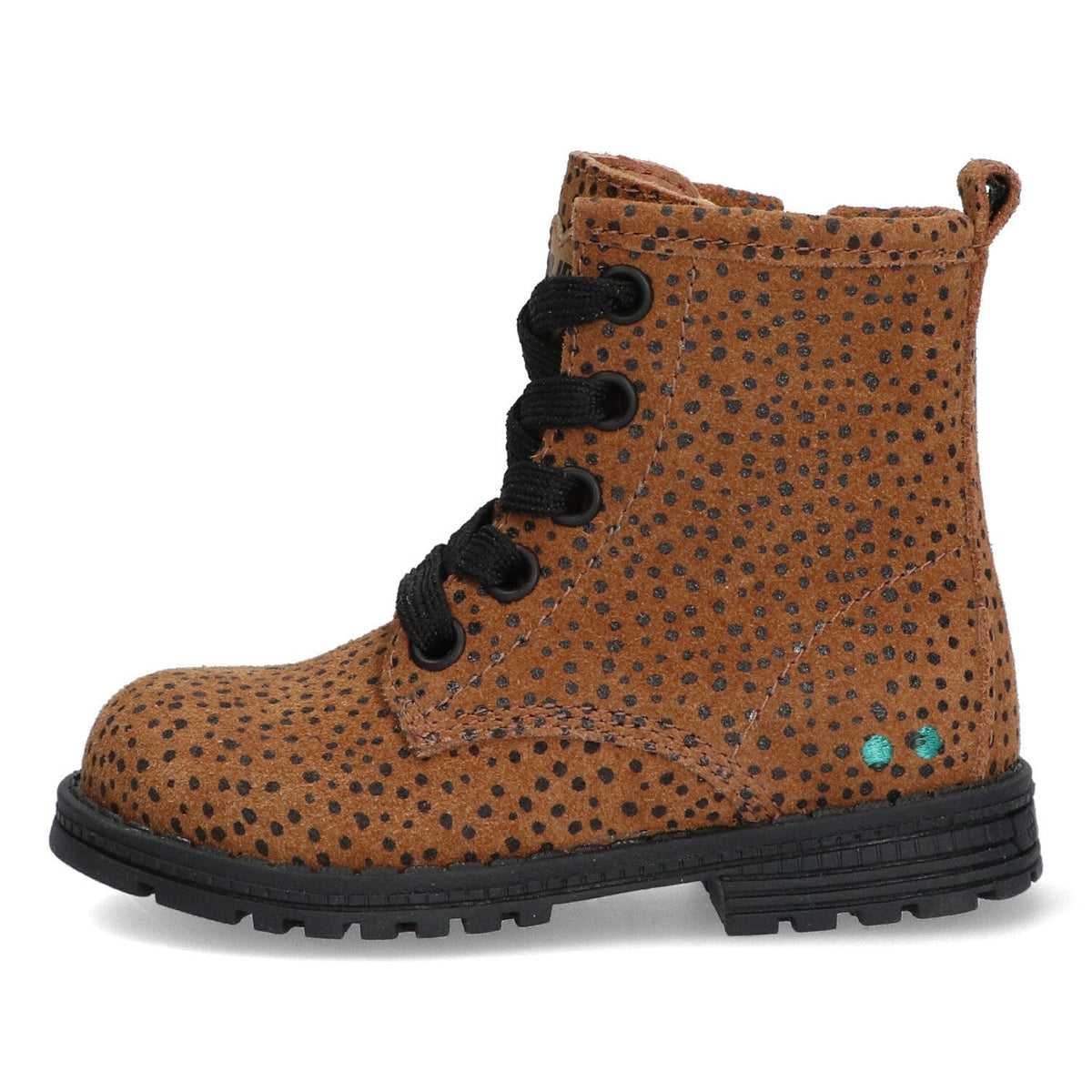 Thijs Trots Biker Boots Meisjes Cognac Dots