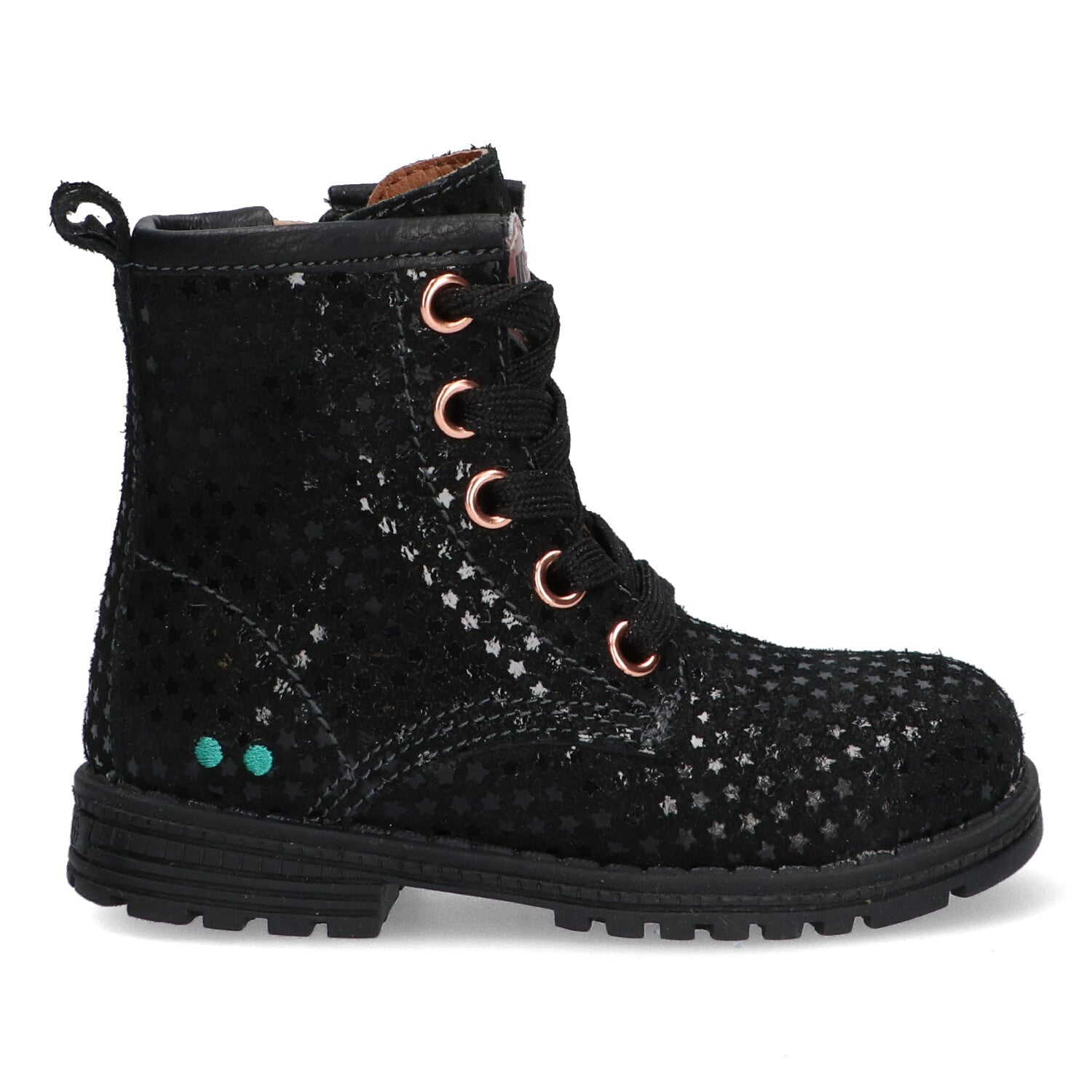 Thijs Trots Biker Boots Meisjes Zwart Print