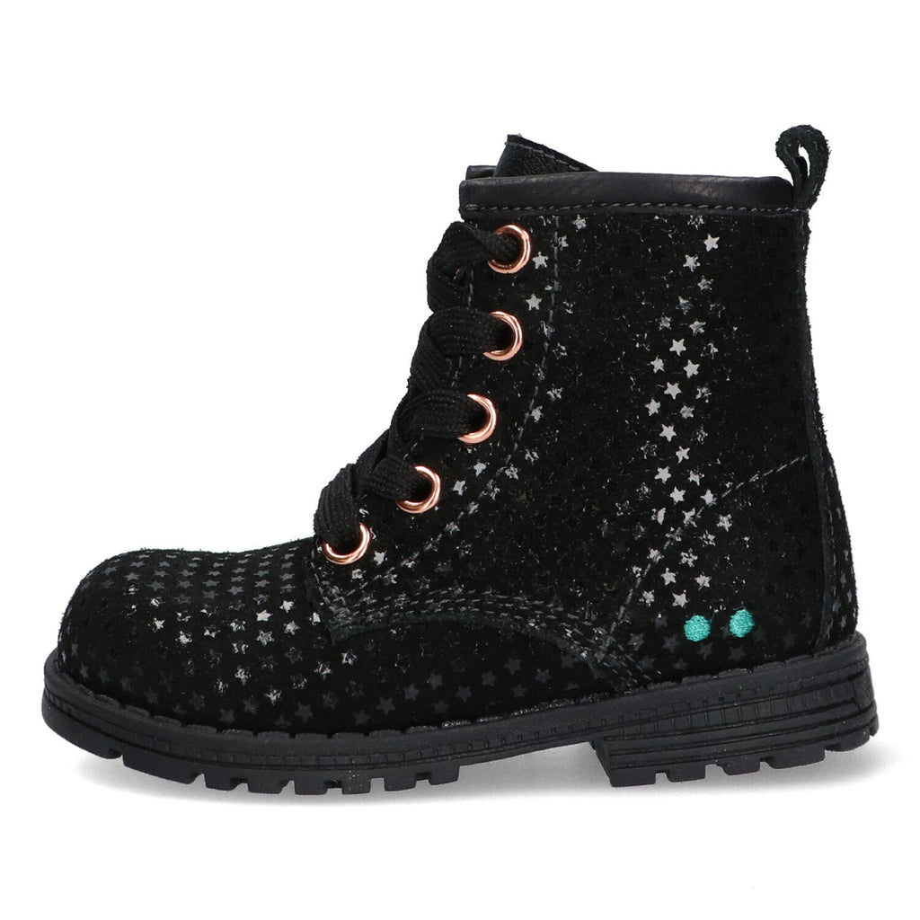 Thijs Trots Biker Boots Meisjes Zwart Print