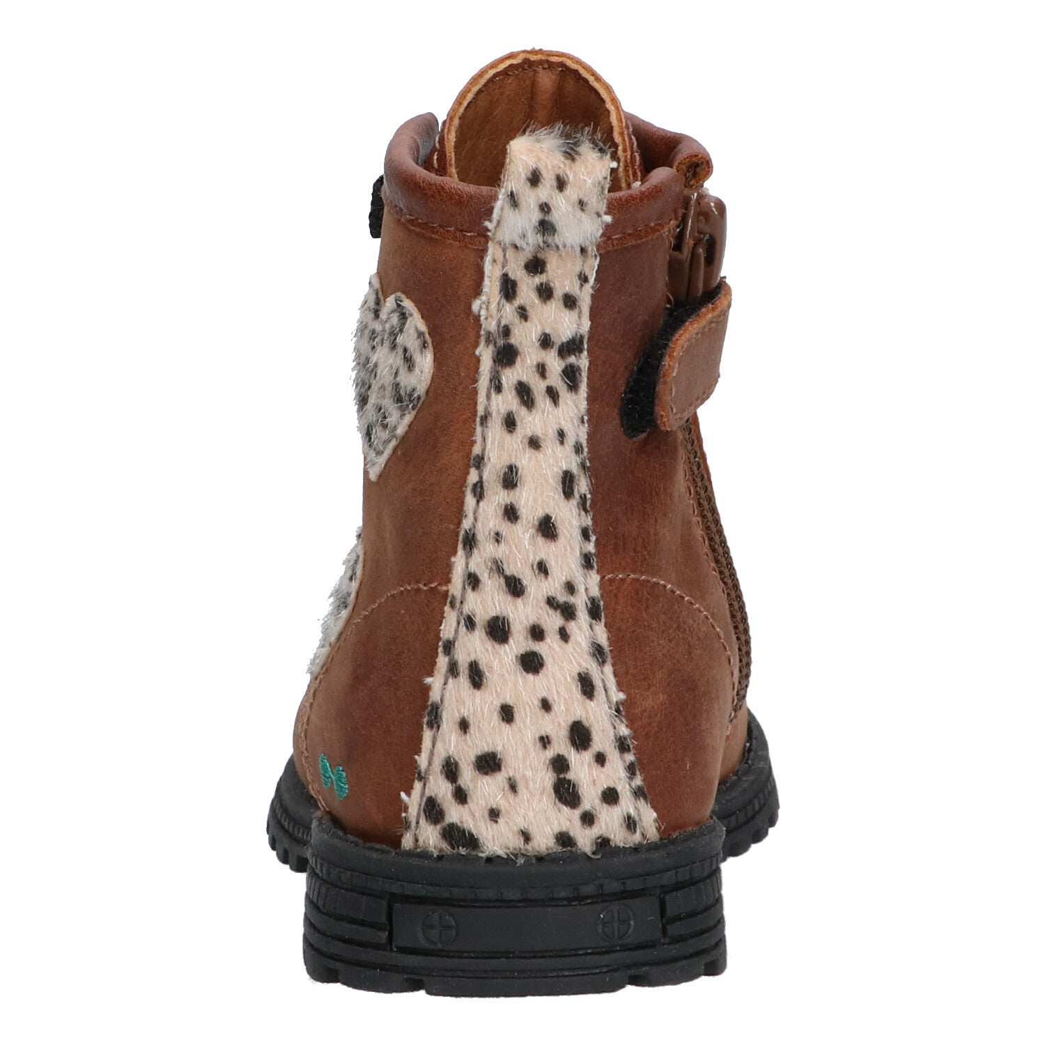 Thijs Trots Biker Boots Meisjes Cognac Hartjes