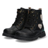 Thijs Trots 222781-589 Biker Boots Meisjes Zwart Hartjes