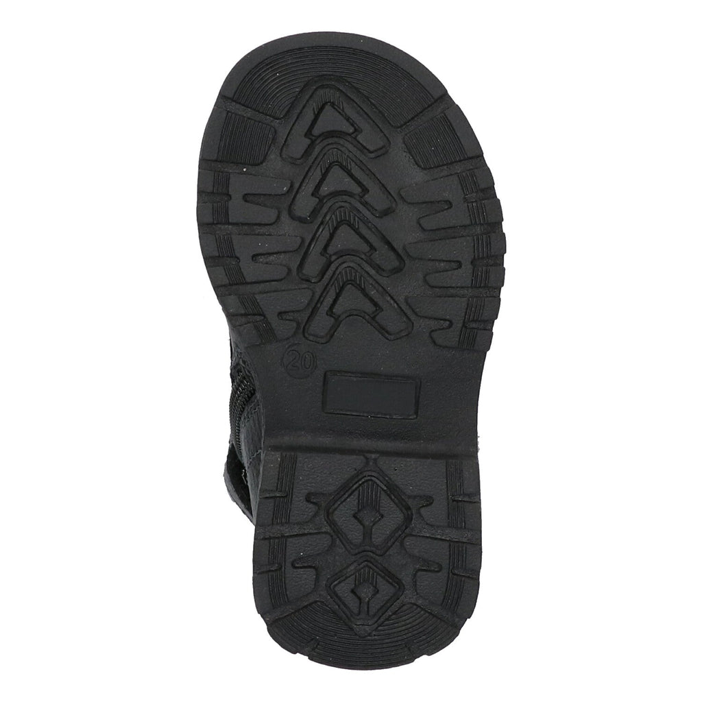 Thijs Trots Biker Boots Meisjes Zwart Hartjes