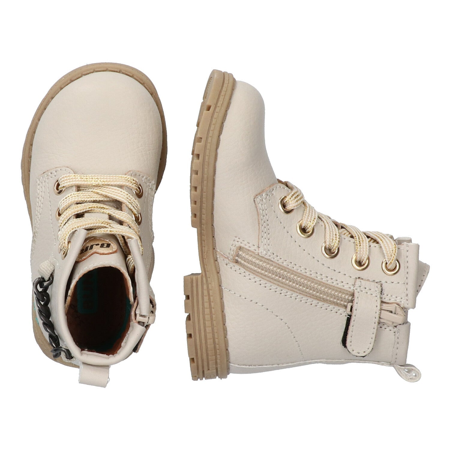 Thijs Trots Biker Boots Meisjes Beige