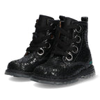 Tosca Trots Biker Boots Meisjes Zwart Panter