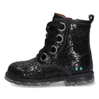 BunniesJR Biker Boots Meisjes Zwart Panter