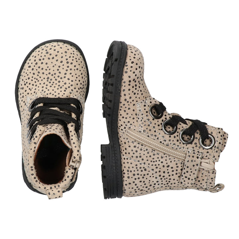 Tosca Trots 222782-906 Biker Boots Meisjes Beige Dots