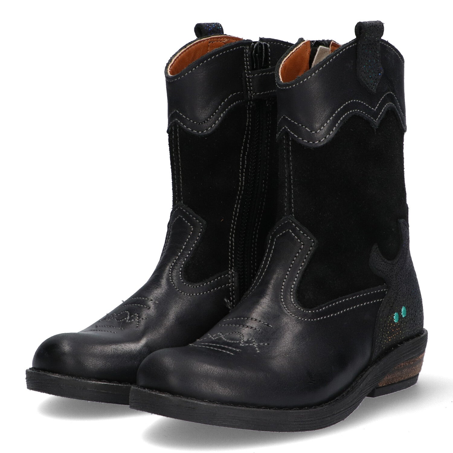 Robin Rodeo Cowboy Boots Meisjes Zwart