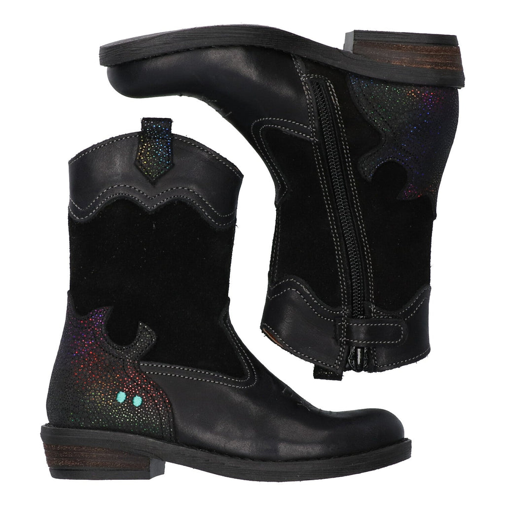 Robin Rodeo Cowboy Boots Meisjes Zwart