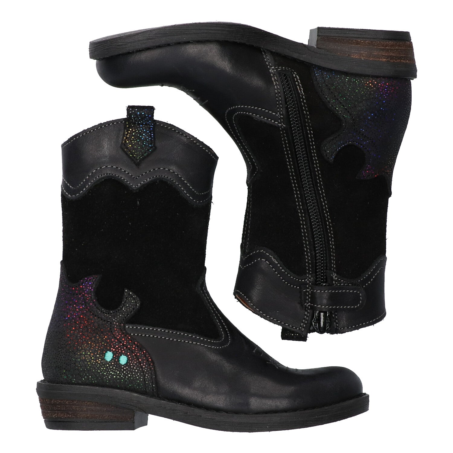 Robin Rodeo Cowboy Boots Meisjes Zwart