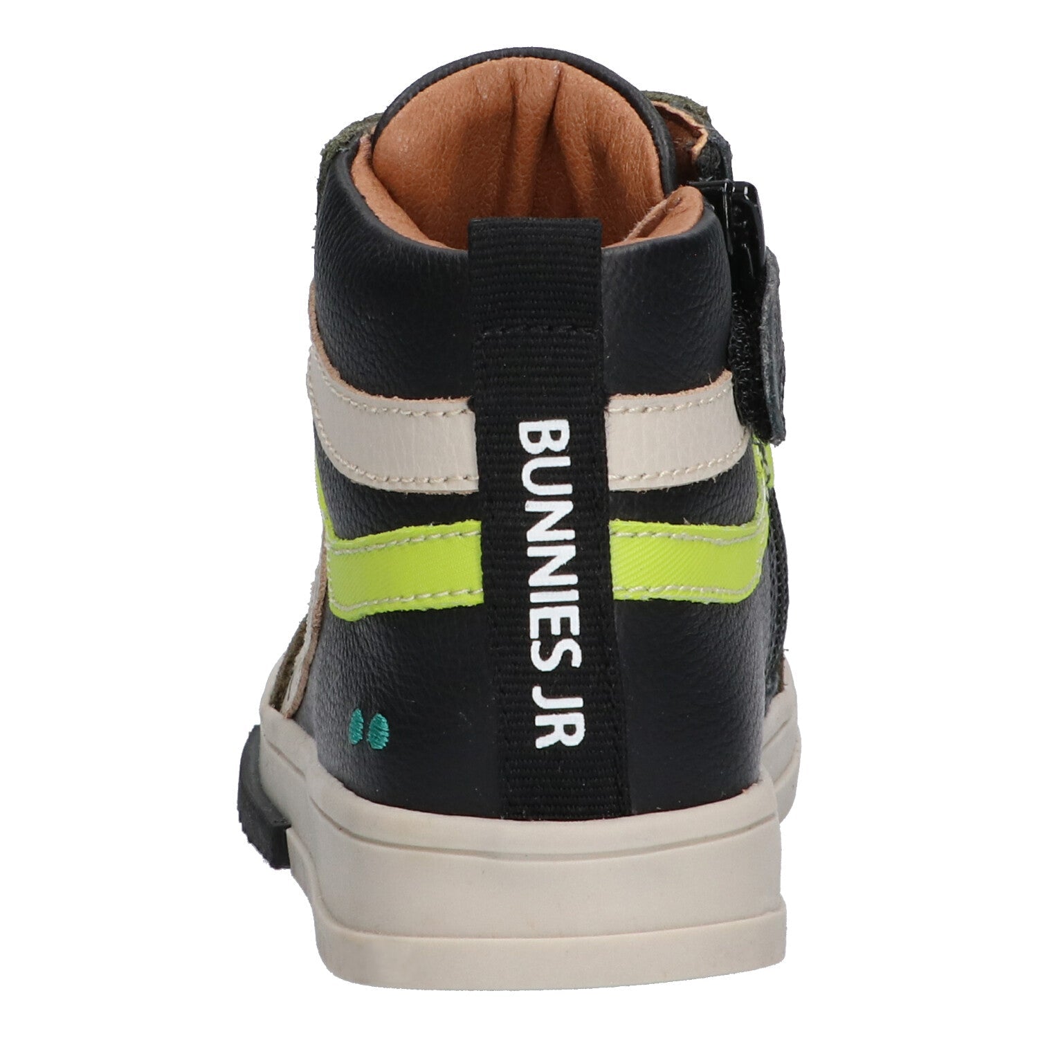 Mark Mieters Hoge Sneakers Jongens Zwart Groen