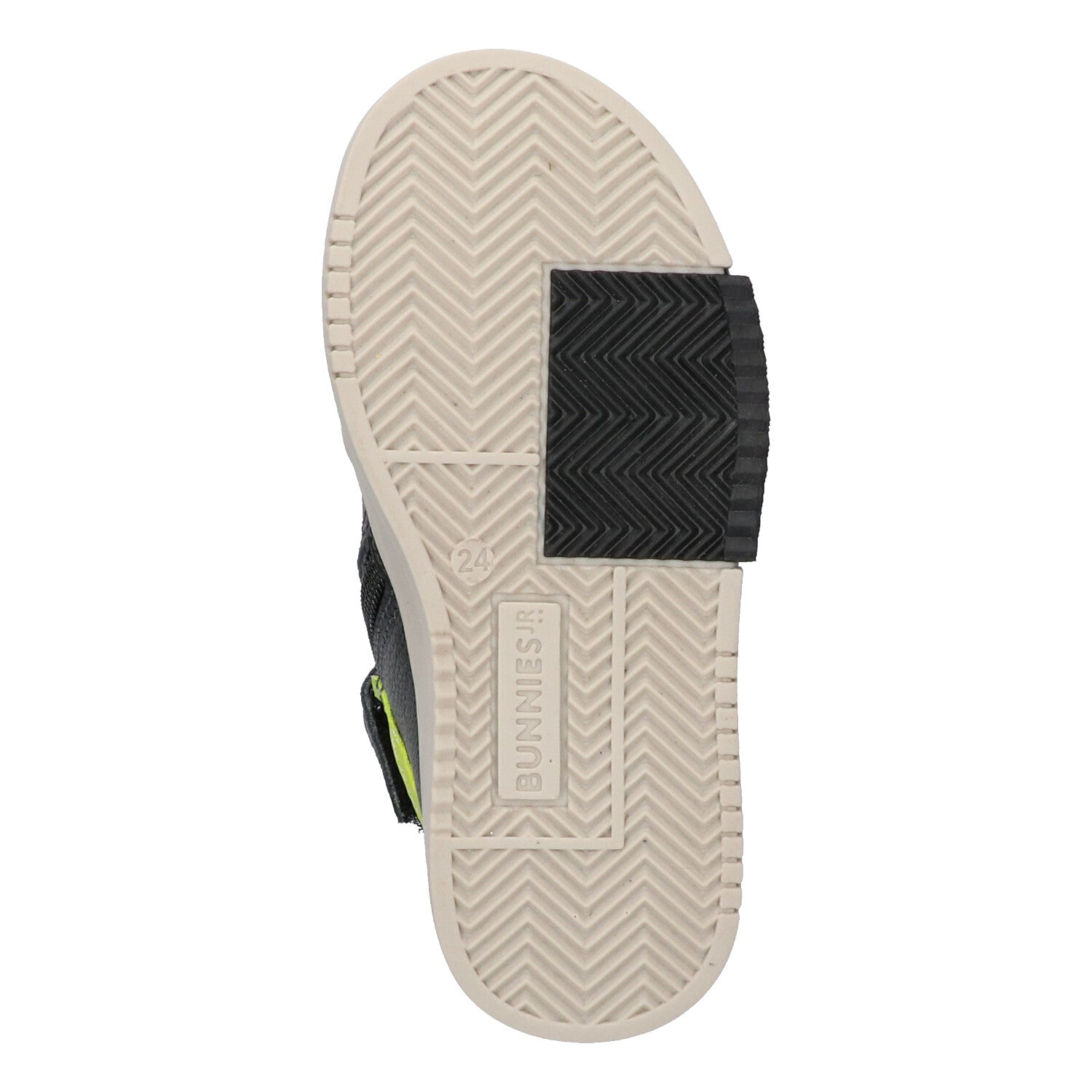 Mark Mieters Hoge Sneakers Jongens Zwart Groen